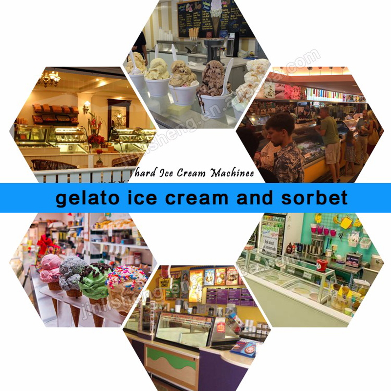 Congélateur YB-40 Gelato Batch - Rendement horaire au sol 50 litres